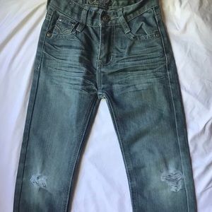 Boys Size 5 GS-115 Denim Jeans Creased Relaxed 5T